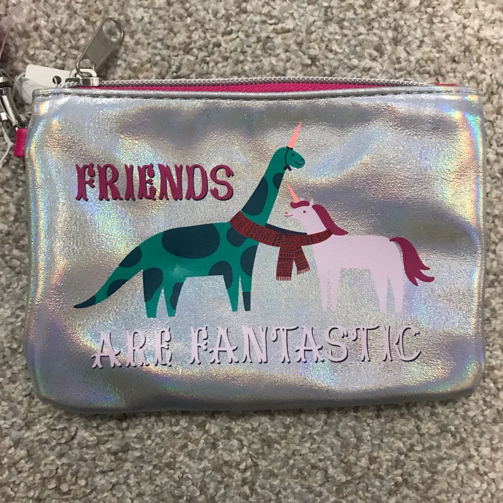 Girls Silver Wristlet